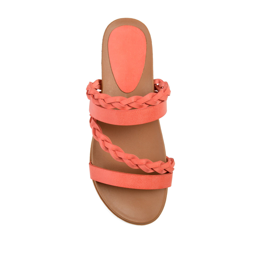 COLETTE SLIDE SANDALS IN WIDE