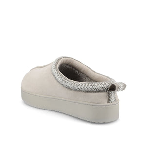 CONNWAY SLIPPERS IN FAUX SUEDE - Grey Faux Suede