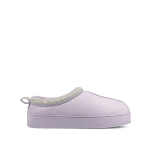 CONNWAY SLIPPERS IN FAUX SUEDE - Lavender Faux Suede