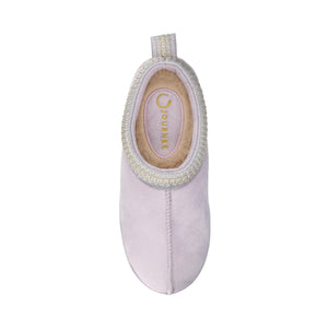 CONNWAY SLIPPERS IN FAUX SUEDE - Lavender Faux Suede