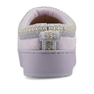CONNWAY SLIPPERS IN FAUX SUEDE - Lavender Faux Suede
