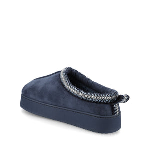 Navy Faux Suede