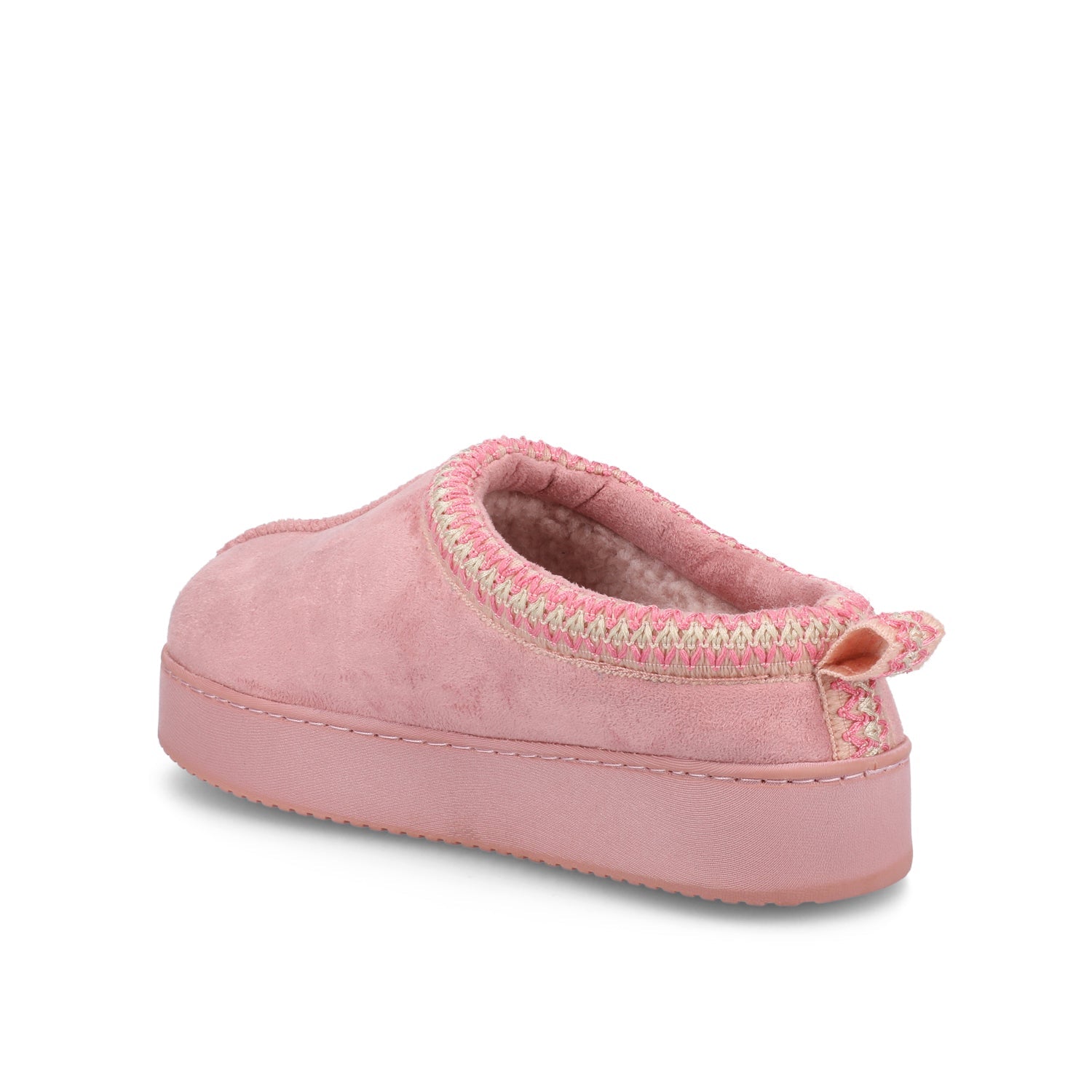 CONNWAY SLIPPERS IN FAUX SUEDE - Rose Faux Suede