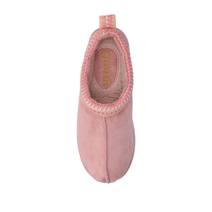 CONNWAY SLIPPERS IN FAUX SUEDE - Rose Faux Suede