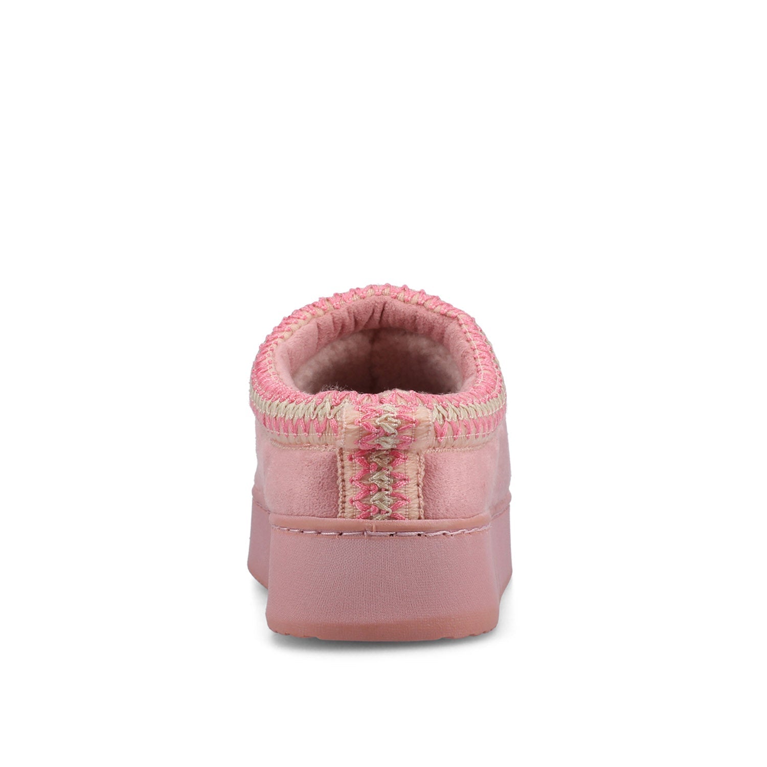 CONNWAY SLIPPERS IN FAUX SUEDE - Rose Faux Suede