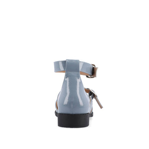 CONSTANCE MARY JANE LOAFER FLAT IN PATENT - Light Blue