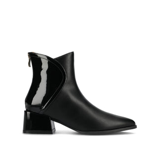 CONSUELLO POINTED TOE BOOTIES IN FAUX LEATHER