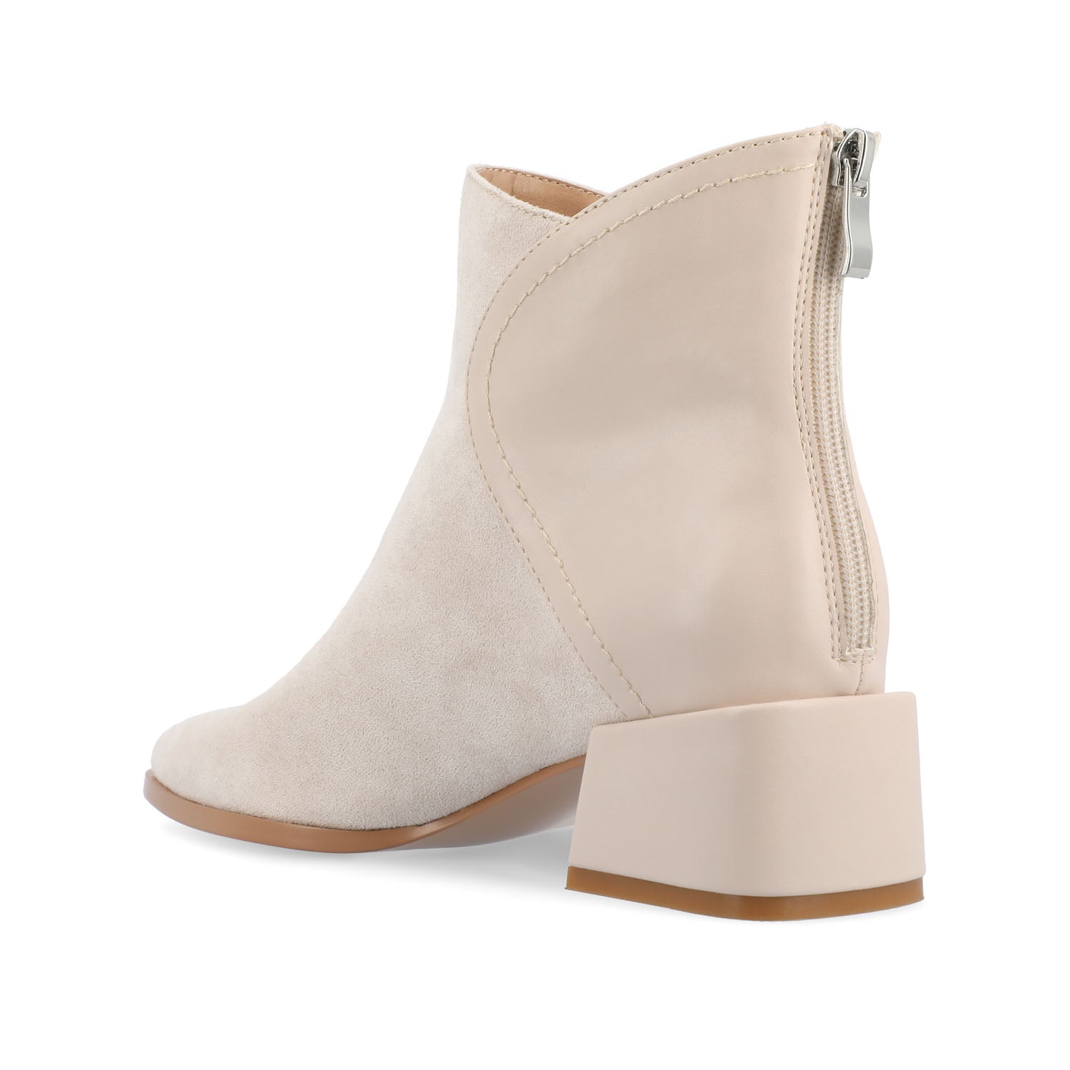 CONSUELLO POINTED TOE BOOTIES IN WIDE - Off White