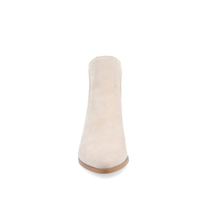 CONSUELLO POINTED TOE BOOTIES IN WIDE - Off White