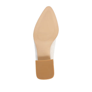 CONSUELLO POINTED TOE BOOTIES IN WIDE - Off White