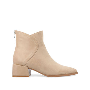 CONSUELLO POINTED TOE BOOTIES IN WIDE - Tan