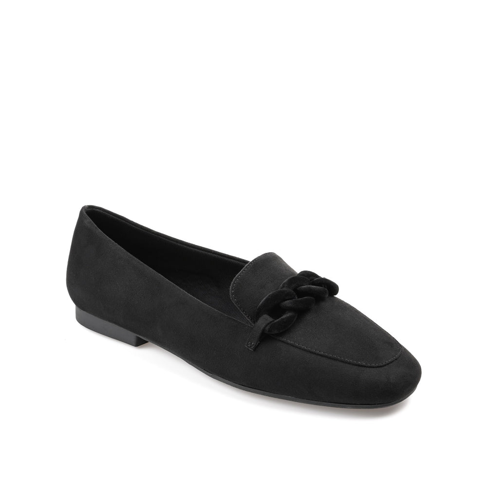 CORDELL LOAFER FLATS IN FAUX SUEDE