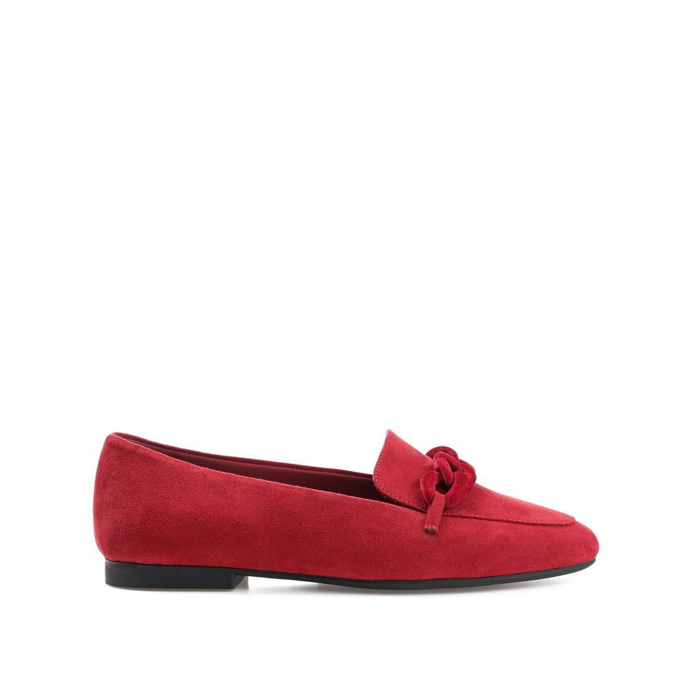 CORDELL LOAFER FLATS IN FAUX SUEDE