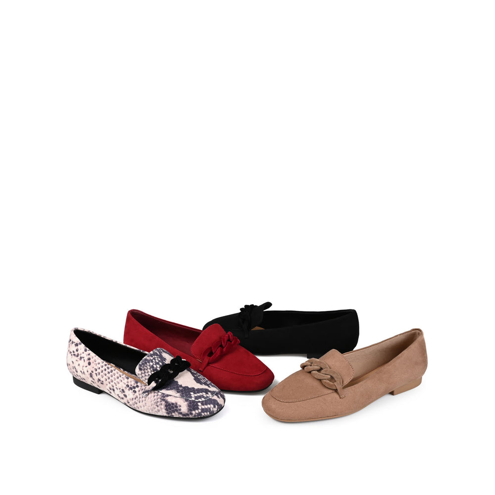 CORDELL LOAFER FLATS IN FAUX SUEDE