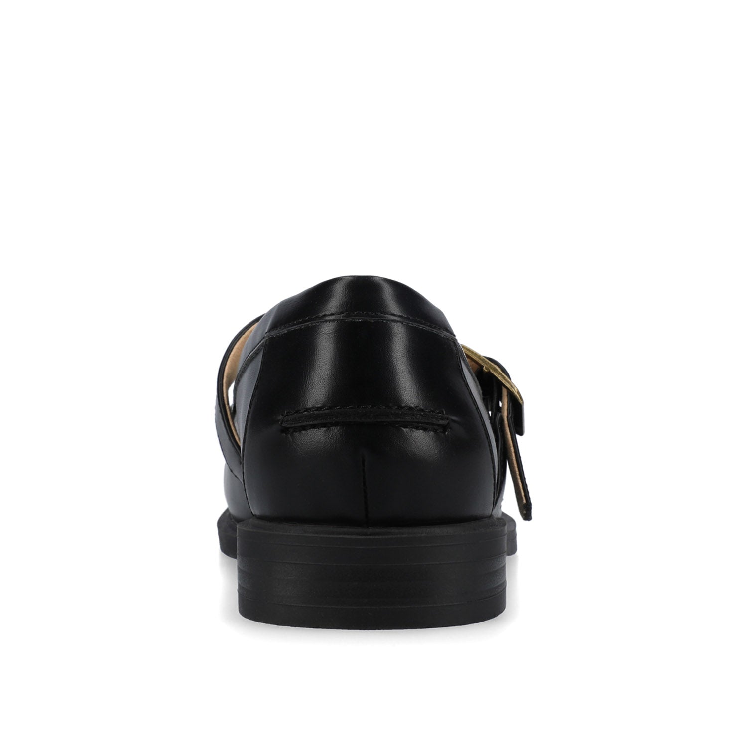 CORINA T-STRAP LOAFER - Black