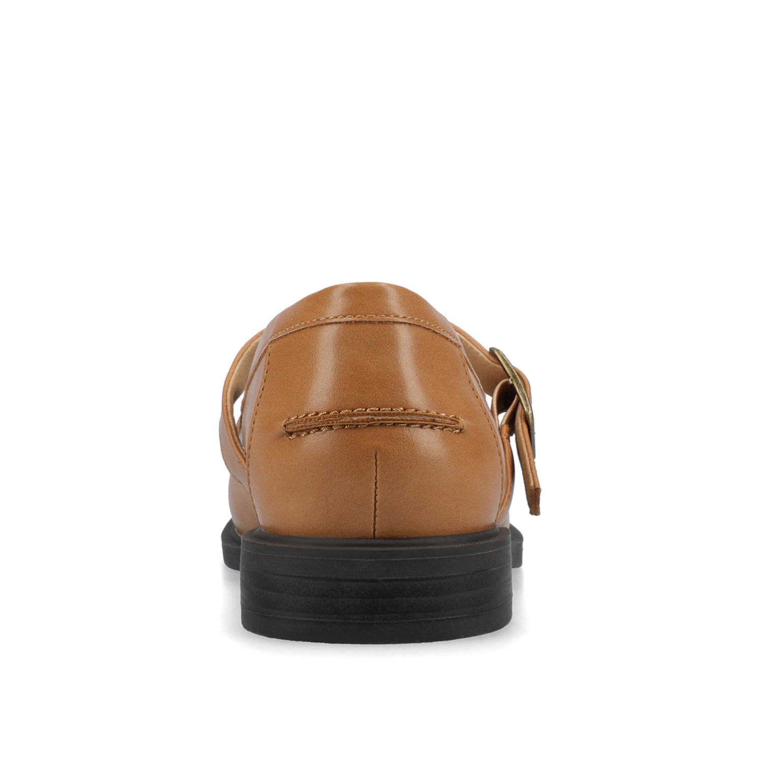 CORINA T-STRAP LOAFER - Tan