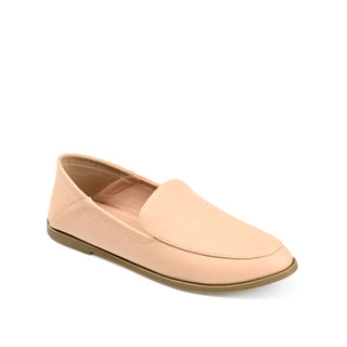 CORINNE CRASH BACK LOAFER FLATS IN FAUX LEATHER