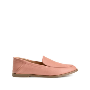 CORINNE LOAFER FLATS IN VEGAN LEATHER - Rose