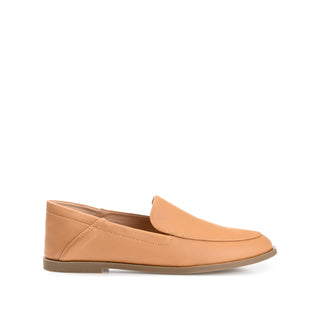 CORINNE CRASH BACK LOAFER FLATS IN FAUX LEATHER