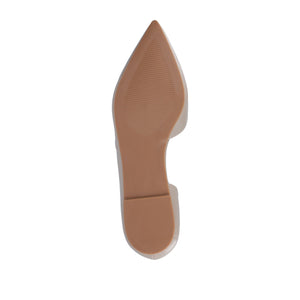 CORTNI D'ORSAY FLATS IN WIDE - Grey PU