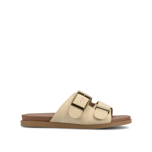 COSETTE FLAT SANDALS - Beige