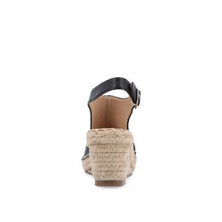 CREW ESPADRILLE WEDGE HEEL SANDALS IN WIDE