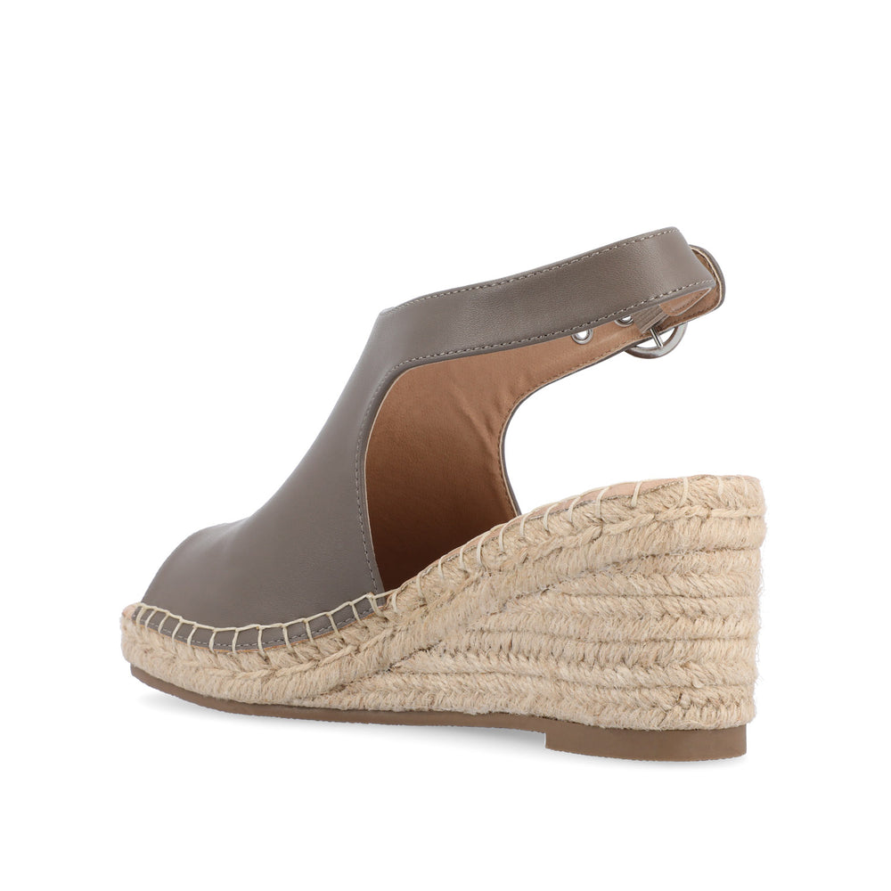 CREW ESPADRILLE WEDGE HEEL SANDALS IN WIDE