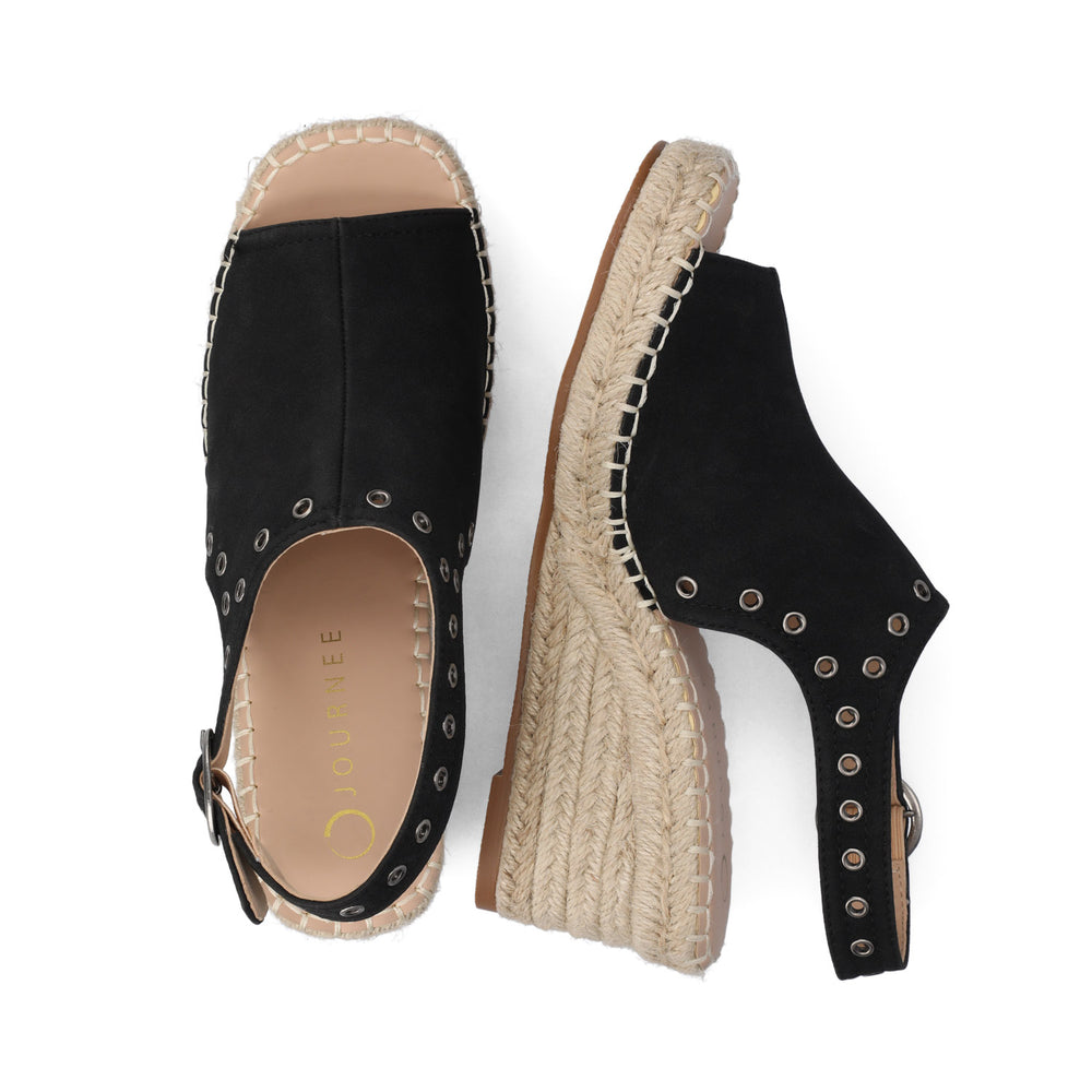 CRISIE ESPADRILLE WEDGE HEELED SANDALS