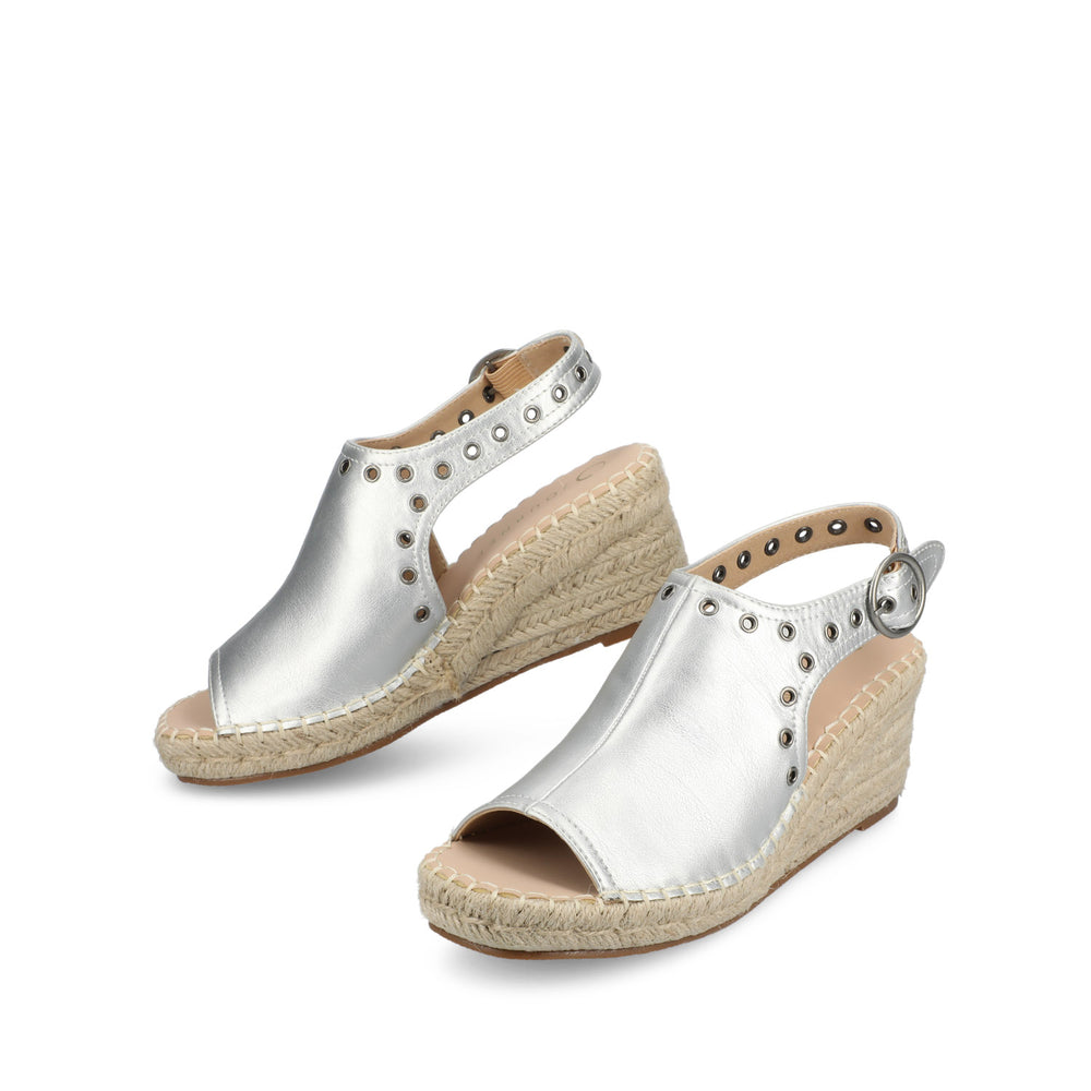 CRISIE ESPADRILLE WEDGE HEELED SANDALS