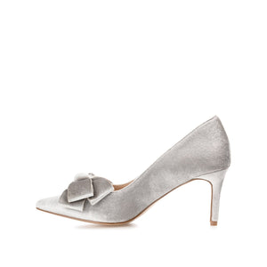 CRYSTOL STILETTO PUMP HEELS IN WIDE - Grey