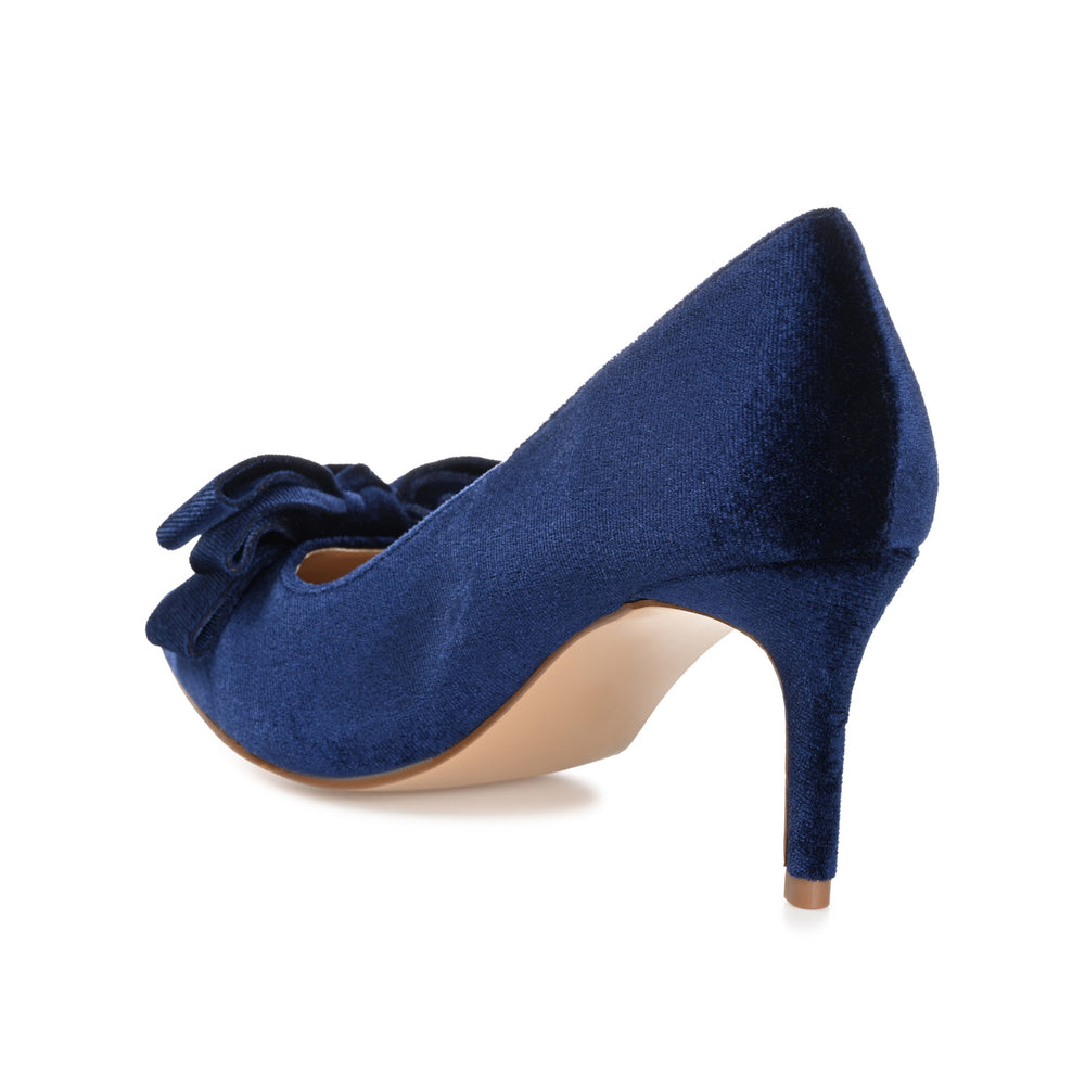 CRYSTOL STILETTO HEELS IN VELVET