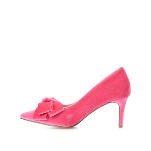 CRYSTOL STILETTO PUMP HEELS IN WIDE - Pink