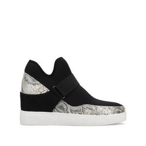 DAMARI HIGH TOP WEDGE SNEAKER - Snake