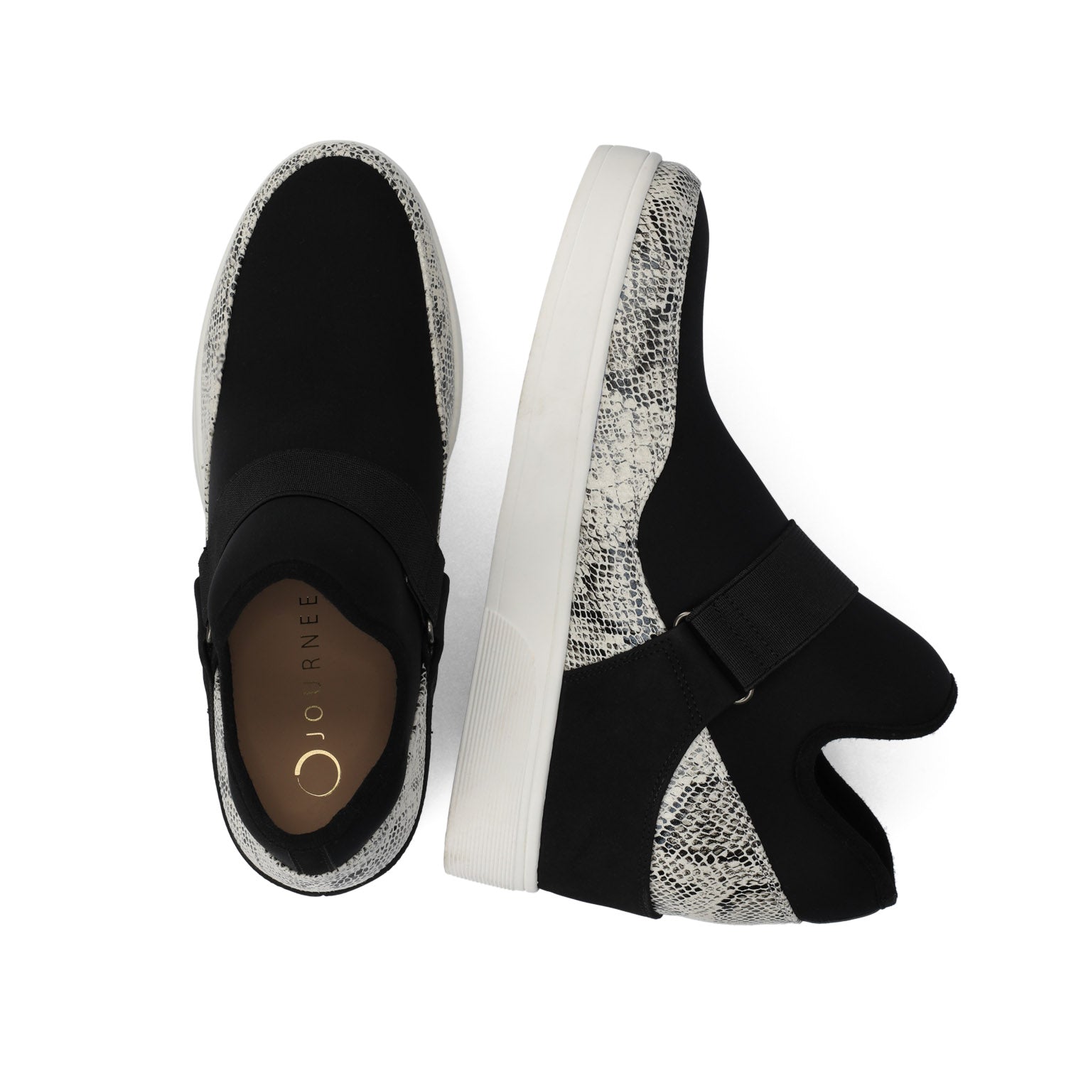 DAMARI HIGH TOP WEDGE SNEAKER - Snake