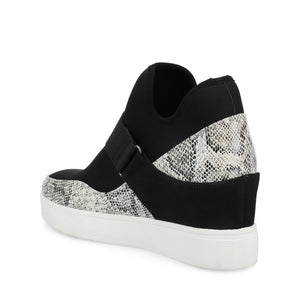 DAMARI HIGH TOP WEDGE SNEAKER - Snake