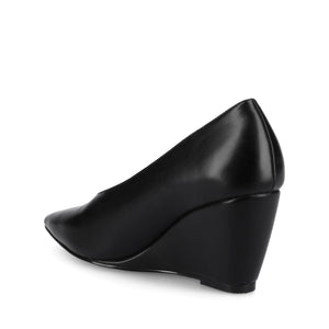 Journee Women's Danika DRESS Wedges, Black 7.5 Journee Women's Danika DRESS Wedges, Black 7.5