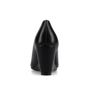 Journee Women's Danika DRESS Wedges, Black 7.5 Journee Women's Danika DRESS Wedges, Black 7.5