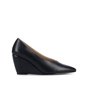 Journee Women's Danika DRESS Wedges, Navy 9.5 Journee Women's Danika DRESS Wedges, Navy 9.5