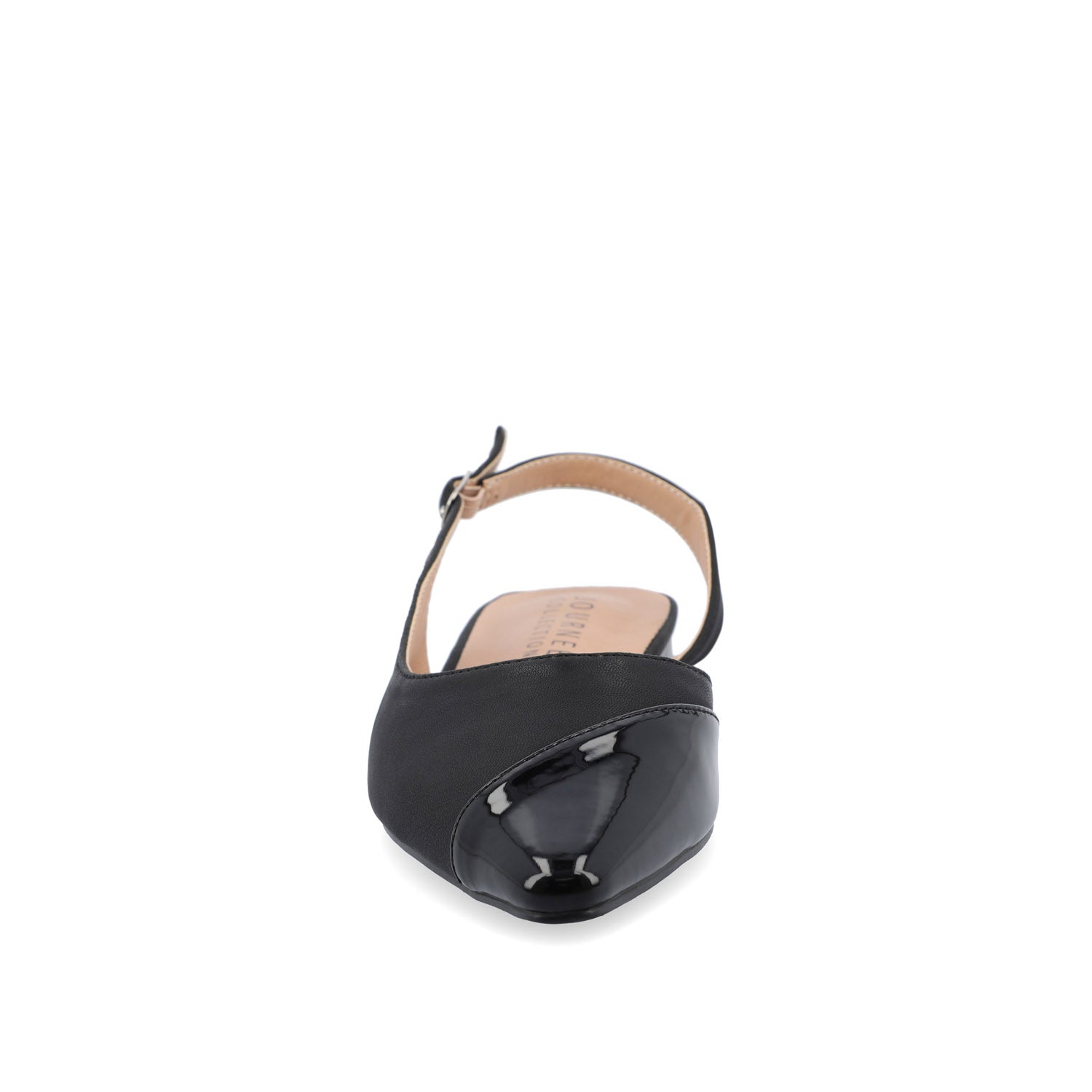 DAPHNNE BALLET FLATS IN TWEED FABRIC IN WIDE - Black