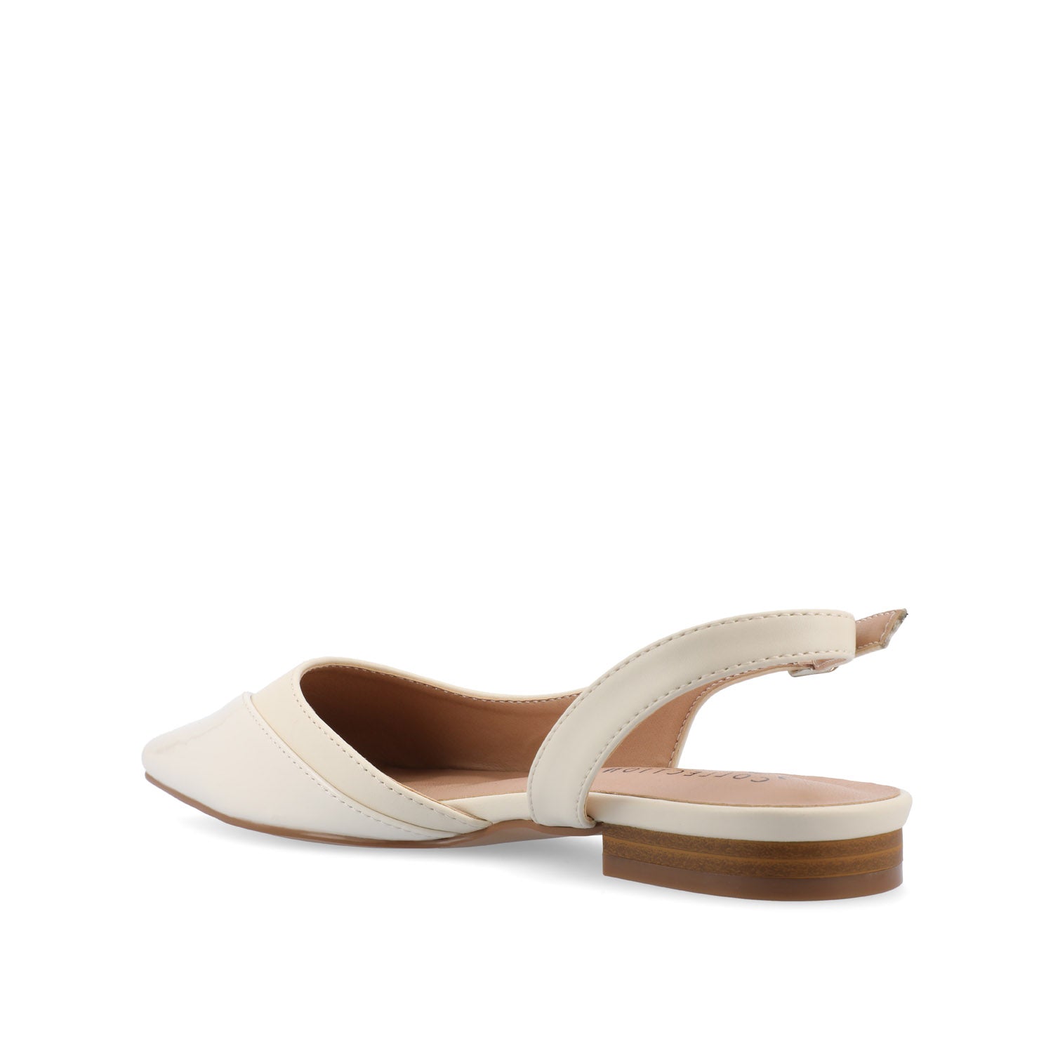 DAPHNNE BALLET FLATS IN TWEED FABRIC IN WIDE - Ivory