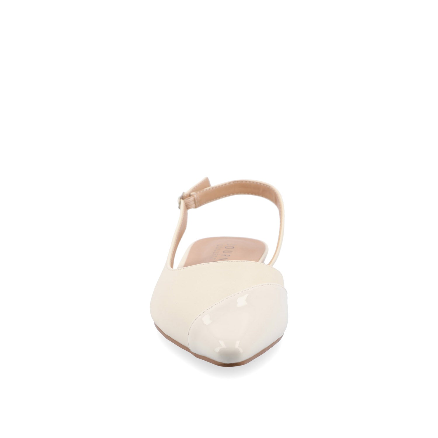 DAPHNNE BALLET FLATS IN TWEED FABRIC IN WIDE - Ivory