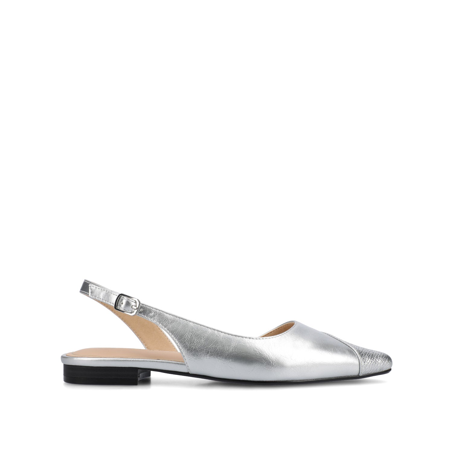 DAPHNNE BALLET FLATS IN TWEED FABRIC STATEMENT IN WIDE