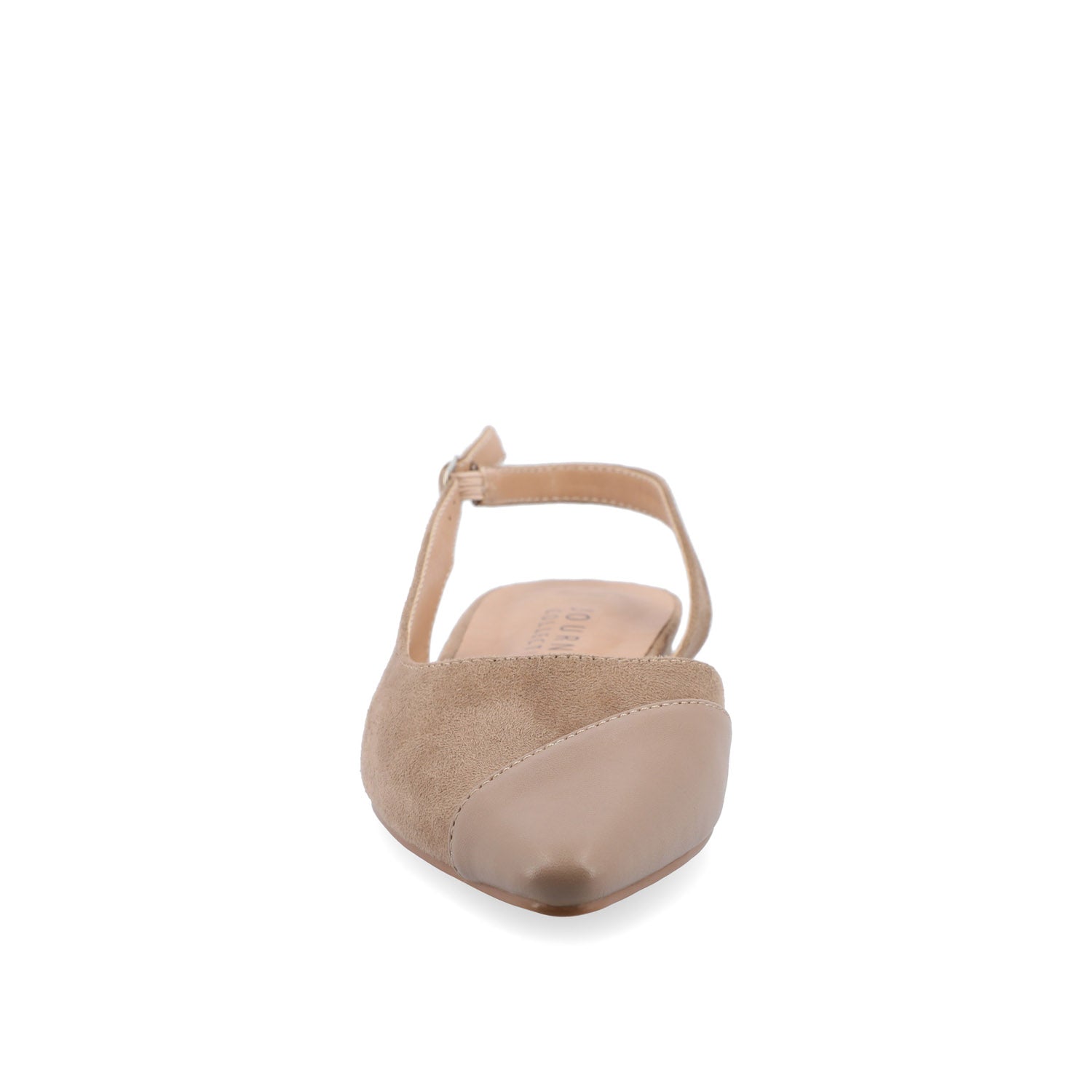 DAPHNNE BALLET FLATS IN TWEED FABRIC - Taupe