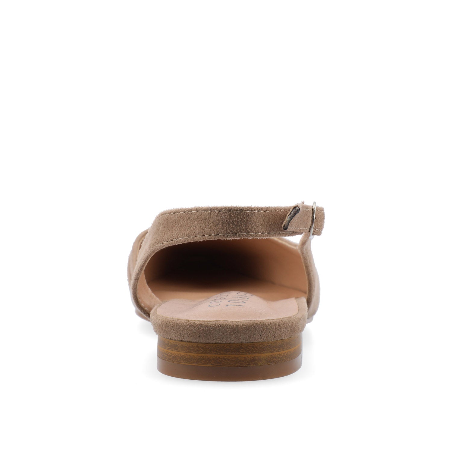 DAPHNNE BALLET FLATS IN TWEED FABRIC - Taupe