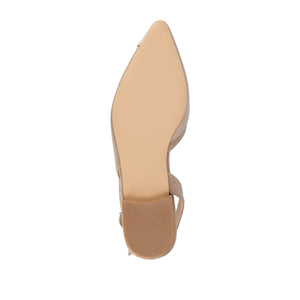 DAPHNNE BALLET FLATS IN TWEED FABRIC - Taupe