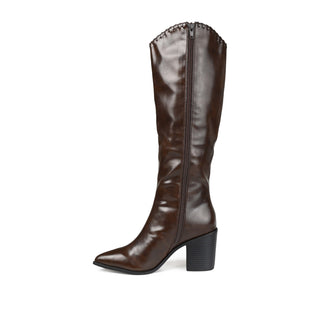 DARIA COWGIRL BOOTS IN X-WIDE CALF