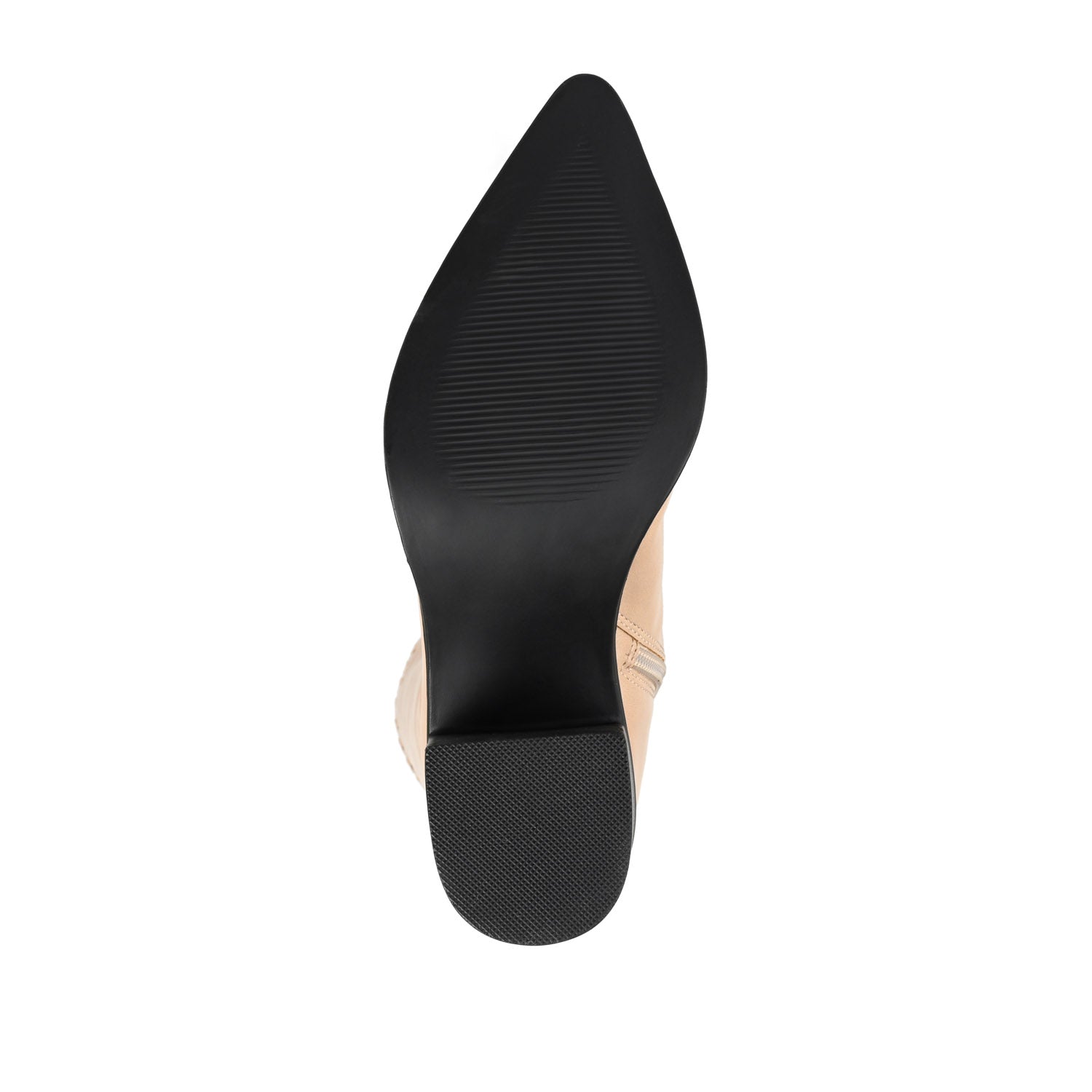 DARIA COWGIRL BOOTS IN X-WIDE CALF - Tan PU