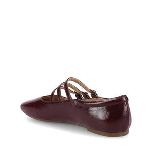 DARLIN BALLET FLATS IN STATEMENT - Crinkle Oxblood