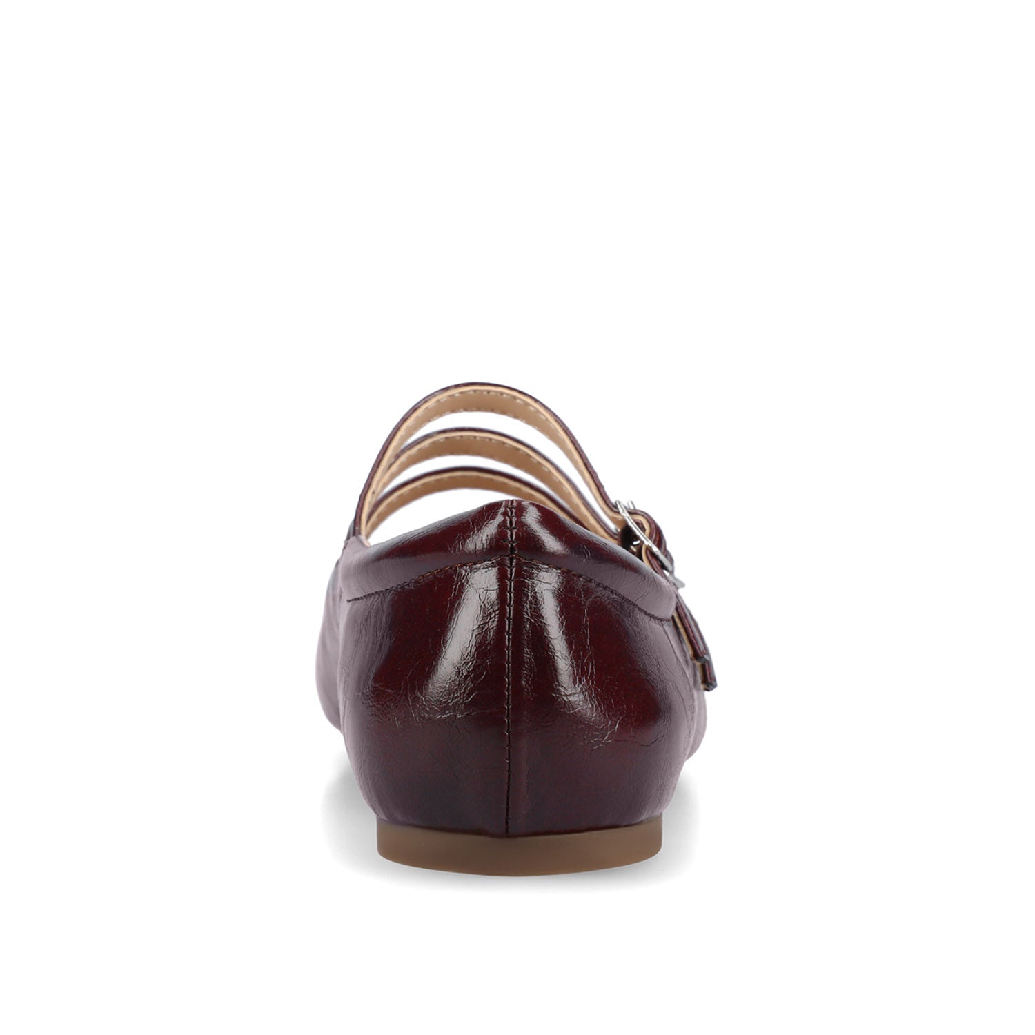 DARLIN BALLET FLATS IN STATEMENT - Crinkle Oxblood