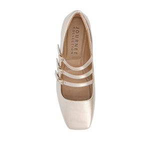 DARLIN BALLET FLATS IN STATEMENT - Gold PU